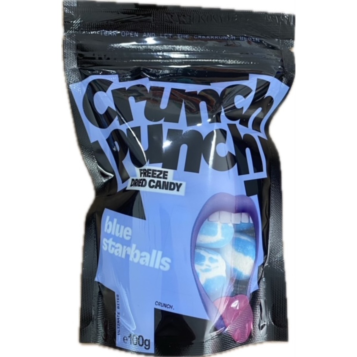 Crunch punch freeze candy blue starballs 100g